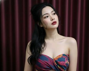 32.Floral Bikini Top