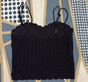 Sparkly Black Cami Top