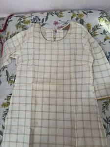 Offer price-Summer free  ChecksCotton Kurta