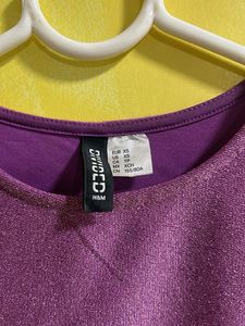 Sparkly Purple sleeveless bodycon dress