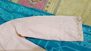 Rangriti Striped Thread Work Kurta with Palazzos &amp;
