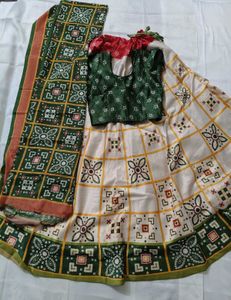 Printed lehenga choli