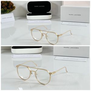 Stylish Gold Round Frame Glasses
