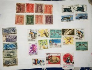 30 vintage Indian assorted Stamps