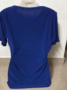 Elegant Blue Top