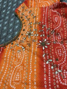 Vibrant Bandhani Print Kurta