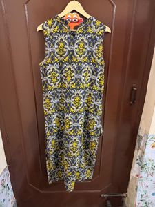 Black And Yellow Kurti