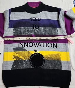 Black n Grey Pullover Sweater