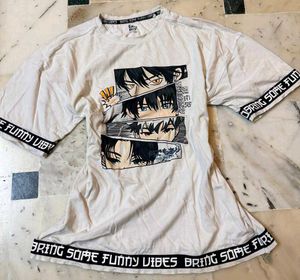 Anime Graphic Oversized T-Shirt