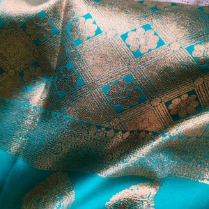 Beautiful Silk Blend Saree with Blouse