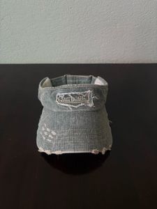 Y2K Von Dutch Denim Visor Hat