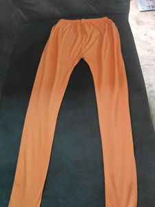 Orange Ethnic Leggings