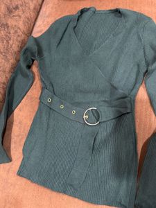 Olive Green colour top