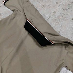 Men's Beige Polo Shirt