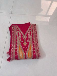 Embroidered suit material