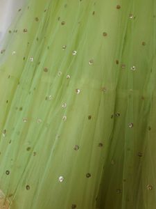 Pista Green Princess Gown
