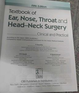 Textbook of ENT Hazarika