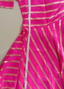 Stunning Pink Striped Gowen