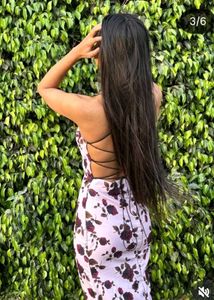 Elegant Floral Print Maxi Dress