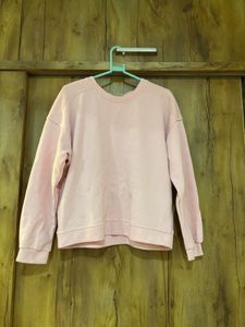 Soft Pink Crew Neck Sweatshirt