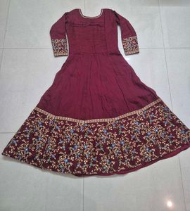 Beautiful Embroidered Ethnic Gown
