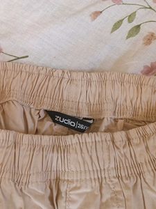 Beige Cargo Pants