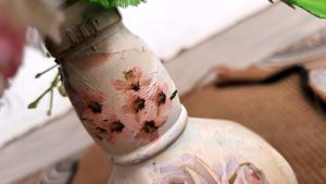 Decoupage Bottle Art
