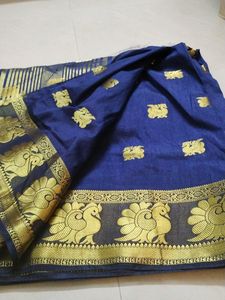 Beautiful Peacock Design Saree