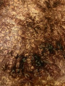 Wine Brocade Dress with Bell Sleeves