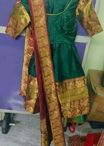 Elegant Green Lehenga Choli Set