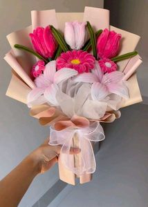 Beautiful Pink & White Floral Bouquet