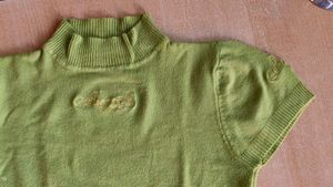 "Vintage Green Knit Top"