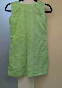 Light Green Eyelet Kurta
