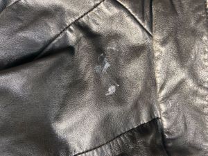 Vintage unisex Black Leather Jacket