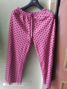 Plazzo Pink And Black Color
