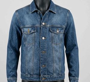 Classic Denim Jacket &amp; Plaid Long Sleeve
