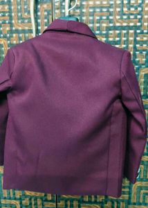 Boys' Burgundy Suit Set with Tie