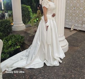 Vintage Satin Wedding Dress