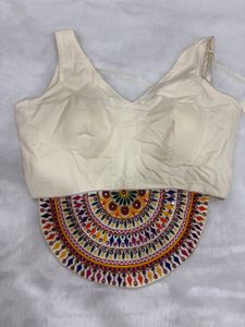 Navratri White Lehenga Choli Set