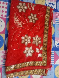 #Daily wear Red-Yellow ♥️ 💛 Saree, price drop