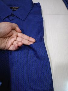 Blue Cotton Shirt
