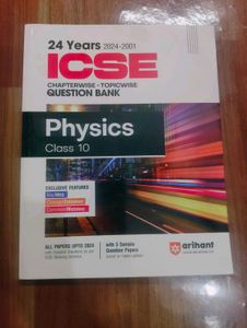 ICSE 10 Class Physics 24 Years Question Bank