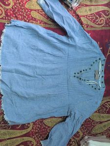 Casual Blue Tunic