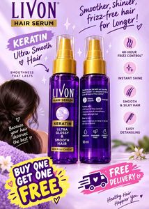 Livon Keratin Hair Serum Ultra Glossy