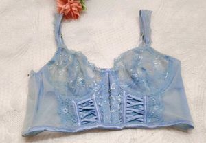 Sheer Lace Corset Bralette