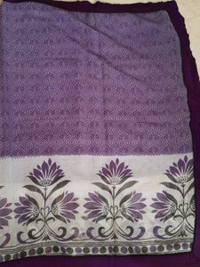 Lavender Saree