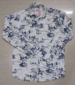 Men's Abstract Print Casual Shirt