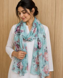 Beautiful Floral Print Scarf