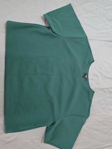 Uniqlo Boxy Green Top