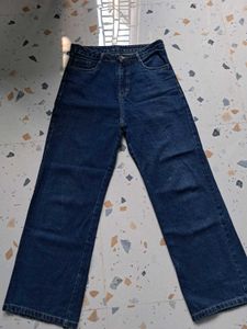 Y2K Dark blue wide leg jeans🗝